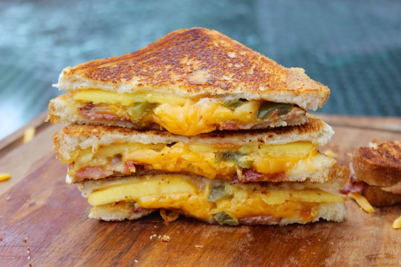 jalapeno, bacon cheddar sandwich