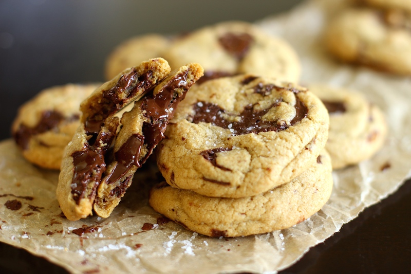 Salted Chocolate Chip Cookies.