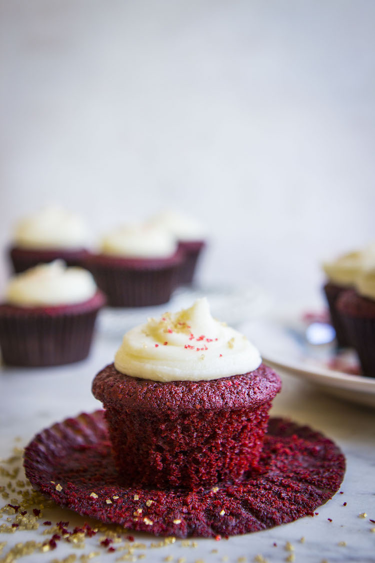 Red Velvet Cupcakes Hot Chocolate Hits