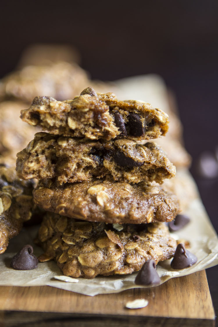 A batch of these soft, chewy and secretly healthier oatmeal cookies will have you going back for seconds and thirds.