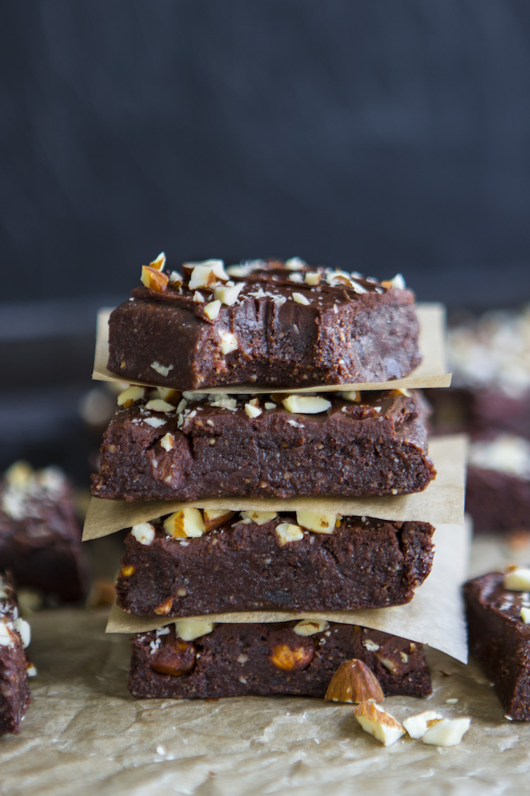 Healthy No-Bake Brownies (Vegan, Gluten Free) - Hot Chocolate Hits