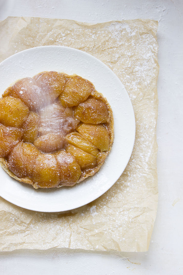If you like apple pie, you'll love tarte tatin, an upside-down caramel apple tart. 