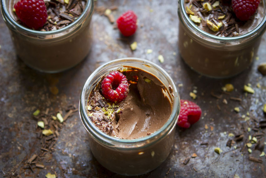 You'll never guess the secret ingredient in this vegan chocolate mousse. 