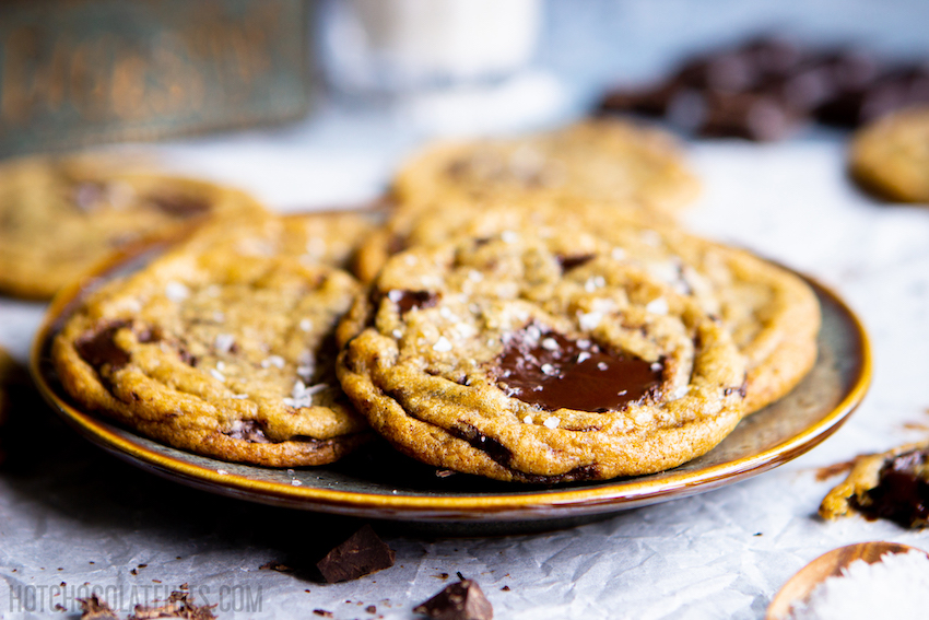 soft, chewy vegan chocolate chip cookies